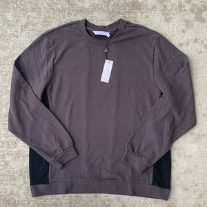 Eleven Paris Paneled Knit Crewneck